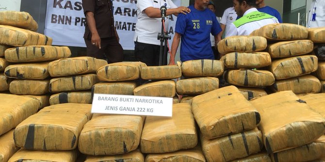 Polisi Bongkar Penyelundupan Ganja Dari Aceh