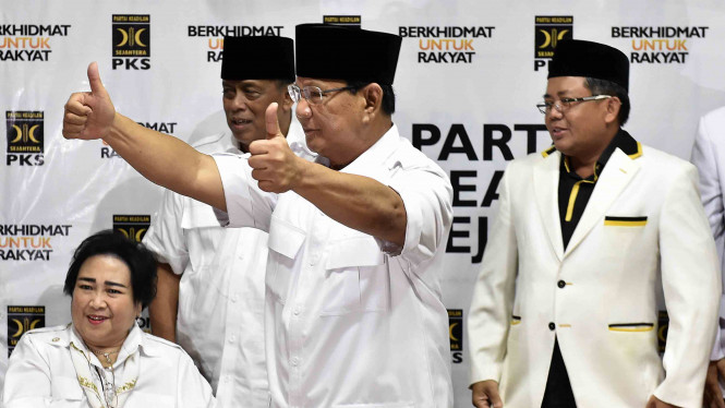 PKS Menyebutkan Jika Capres Prabowo Makan Cawapres Dari Kami