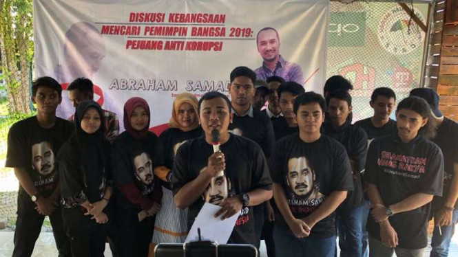 Mahasiswa di Padang Ingin Abraham Samad Mencalonkan Presiden 2019