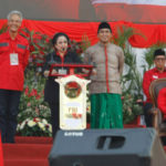 Megawati Menghadiri Acara Apel Siaga Dengan Para Kader PDIP