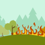 Kebakaran Terjadi Di Hutan Milik Perum Perhutani Ponorogo