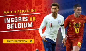 Hasil Pertandingan Belgia 2 - 0 Inggris Piala Dunia 2018