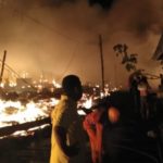 Puluhan Rumah Di Pemukiman Berbas Pantai Bontang Terbakar