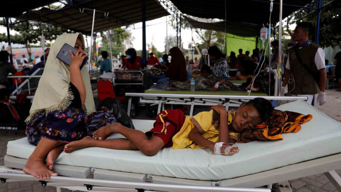 BNPB Laporkan Korban Meninggal Gempa Lombok Saat Ini 555 Jiwa