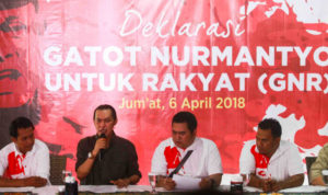 Gatot Nurmantyo Deklarasi Dukung Jokowi