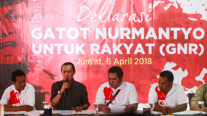 Gatot Nurmantyo Deklarasi Dukung Jokowi