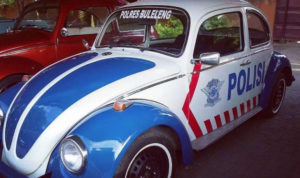 Mobil VW Klasik Disulap Menjadi Mobil Patroli Polisi Bali