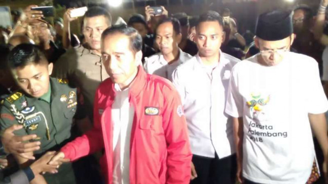 Pengungsi Gempa Senang Nobar Penutupan Asian Games 2018 dengan Jokowi