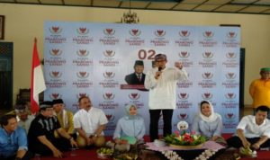 Pokso Kemenangan Prabowo-Sandi di DIY Diresmikan