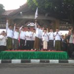 Presiden Jokowi Dan Maruf Amin Lepas Kirab Santri di Sidoarjo