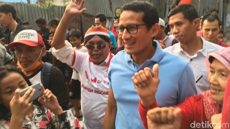 Sandi Enggan Tanggapi Jokowi Tabok Penyebar Hoax