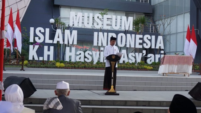 Presiden Jokowi Meresmikan Museum Hasyim Asy'ari