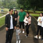Presiden RI Mengajak Keluarga Jalan Santai di Kebun Raya Bogor