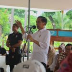 Jokowi Panen Raya Udang Di Muara Gembong