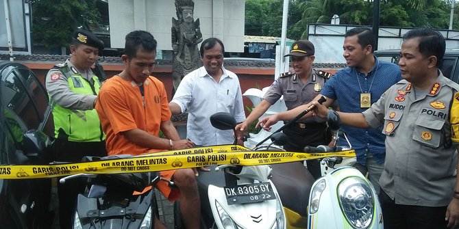 Seorang Pelaku Pencurian Motor Di Bali Ditembak Saat Melarikan Diri