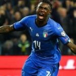 Moise Kean Berhasil Cetak Gol Debut Bersama Timnas Italia