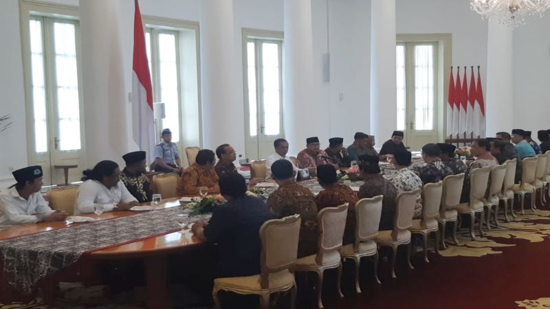 Presiden RI Menerima Pengurus FBR di Istana Bogor